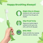 Chicco xtra soft Orange Toothbrush for 3 to 8 Year Kids 1 Count
