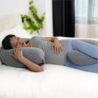 Moon Organic C Shaped Maternity Pillow for Pregnant Ladies
