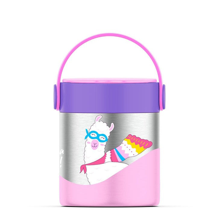 Rabitat Meal mate Lunch Flask With Folding Spoon 418 Ml - Chatter Box