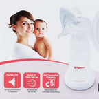 Pigeon Manual Breast Pump Basic, Less Hassle, Adjustable Pumping One Hand System