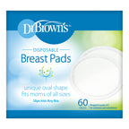 Dr Browns Disposable Breast Pads Pack of 1 White 60 Pads