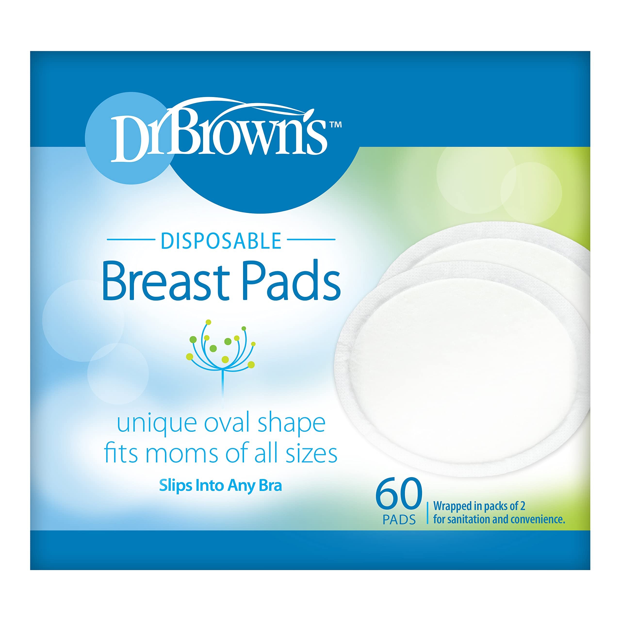 Dr Browns Disposable Breast Pads Pack of 1 White 60 Pads