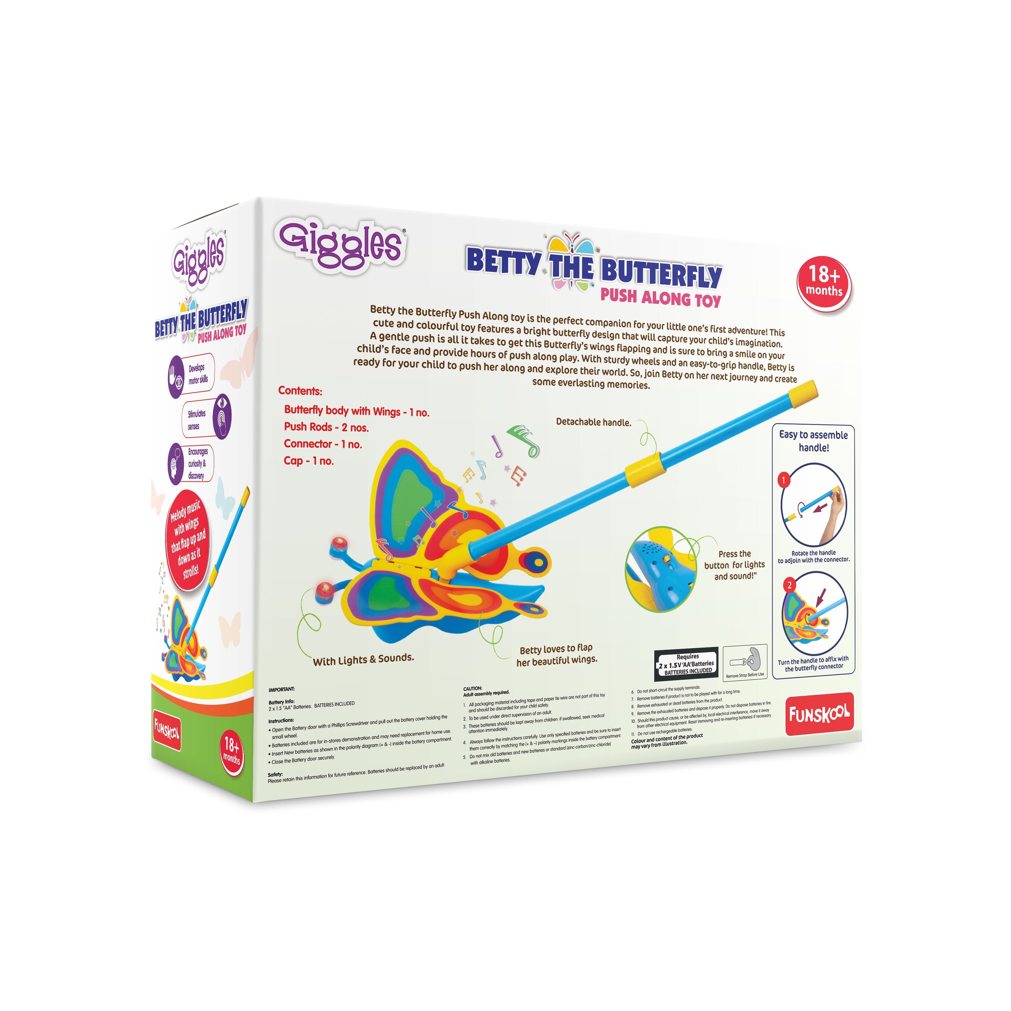 Giggles Funskool Betty The Butterfly