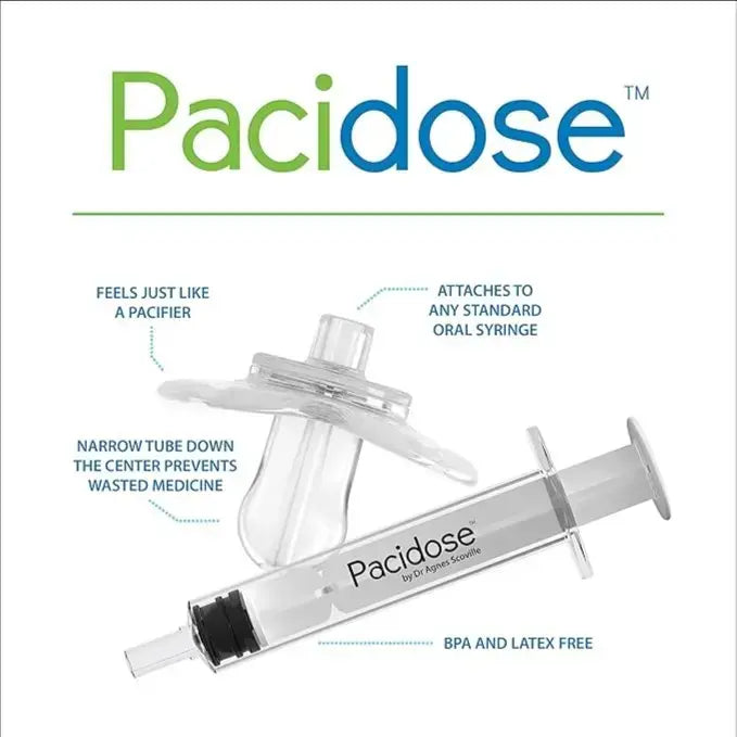 Dr Browns Paci dose Pacifier Baby Medicine Dispenser with Oral Syringe New born