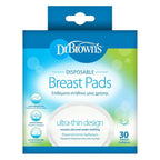 Dr Browns Disposable Breast Pads 30 Pieces White