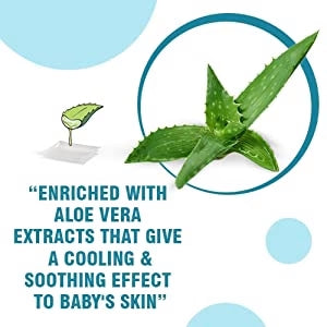 Mee Mee Caring Baby Wet Wipes With Aloe Vera Extracts with Lid 72 pcs Sheets Pack of 1