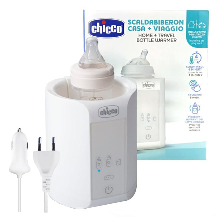 Chicco Bottle Warmer For Home And On The Road With Car Cigarette Lighter Adapter