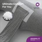 Moon Organic Multi Position Maternity Pillow with Detachable back support for Pr