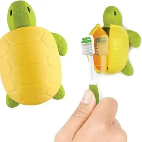 Flipper Fun Animal Kids Toothbrush Cover Portable Travel Holder