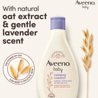 Aveeno Baby Calming Comfort Bedtime Bath Wash 400ml