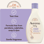 Aveeno Baby Calming Comfort Bedtime Bath Wash 400ml