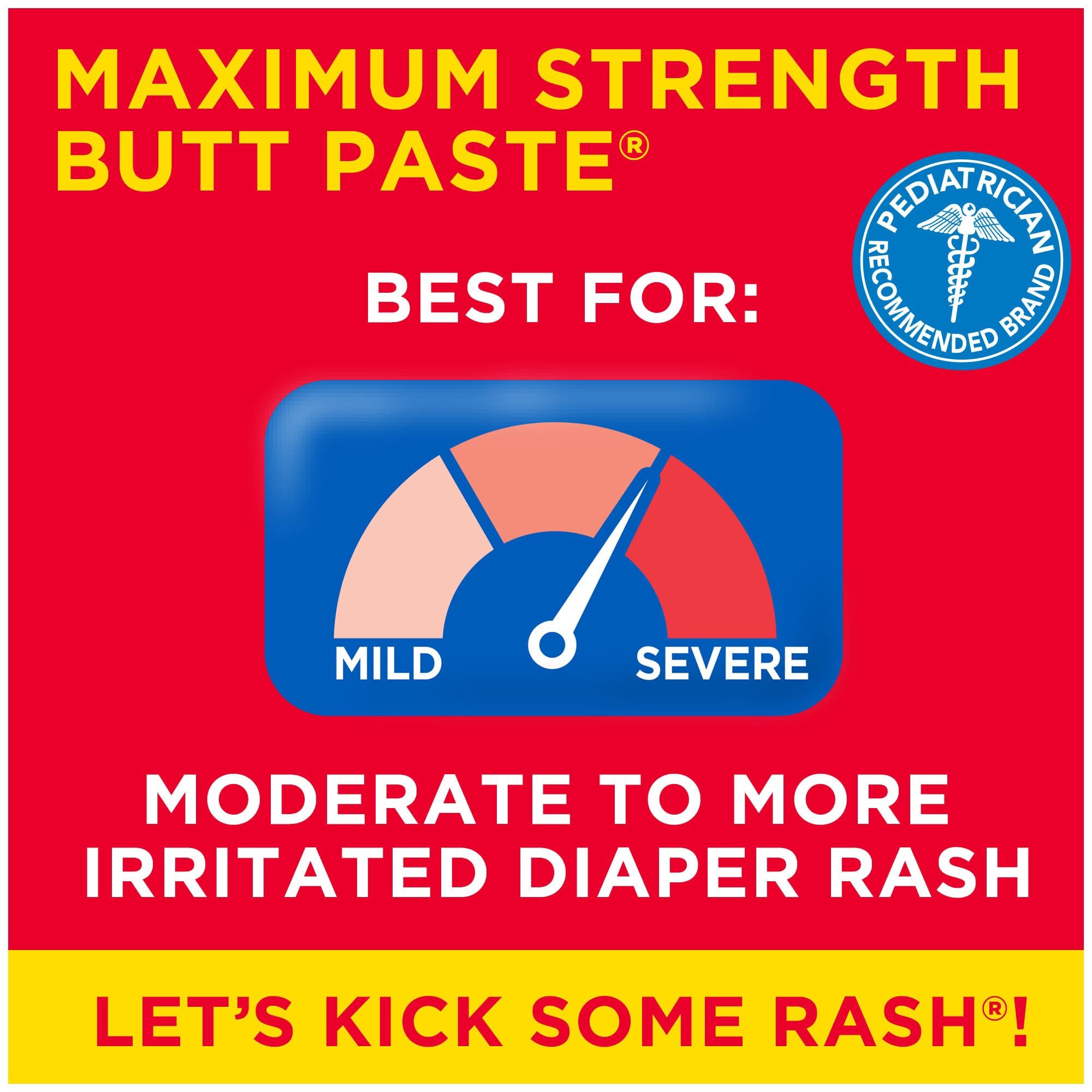 Boudreaux Butt Paste Maximum Strength 57g Diaper Rash Cream for Baby
