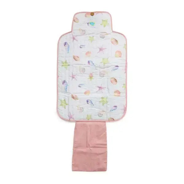 Fancy Fluff Organic Portable Changing Mat - Sea Fantasy