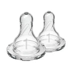 Dr Browns Natural Flow Narrow Baby Bottle Silicone Nipple 2 Pack Level1 0 to 3 Months