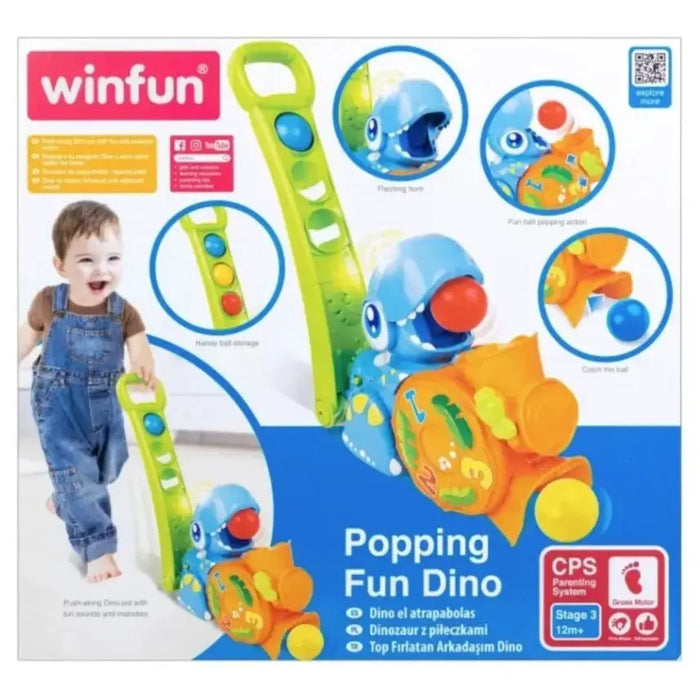 Winfun Popping Fun Dino  Interactive Learning Toy for Kids