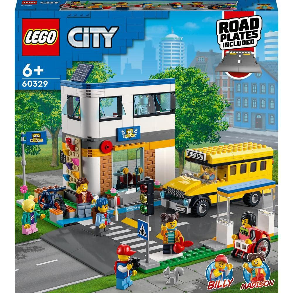 Lego 60329 City School Day  Building Kit 433 Pcs Multicolor