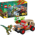 Lego Jurassic Park 76958 Dilophosaurus Ambush 6 plus Dinosaur Toy for Boys and Girls with Dino Figure and Jeep Car