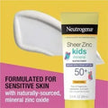 Neutrogena Kids Mineral Sunscreen Sheer Zinc Oxide Lotion broad spectrum Spf 50 with uv