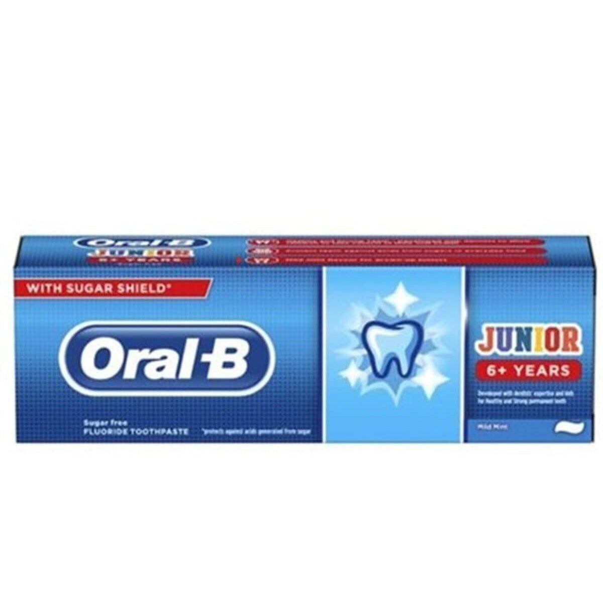 Oral B Junior 6+ Years Tooth Paste 75ml Mild Mint