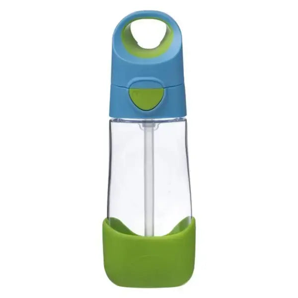B box Tritan Straw Drink bottle 450ml Ocean Blue