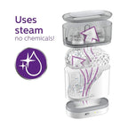 Avent Advance Bottle Sterilizer 10 mins Cycle Natural Steam Sterilization Capa