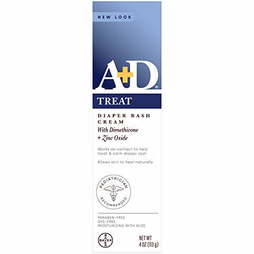 A plus D Diaper Rash Cream Dimethicone Zinc Oxide Cream 4oz 113g