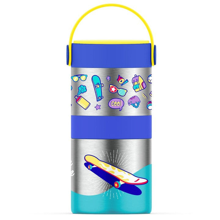Rabitat Meal mate Insulated Lunch Flask With Add On Steel Container 700 Ml