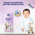 Chicco Baby Laundry Detergent Delicate Flowers 500ml Kills 99percent Barteria and Fungi