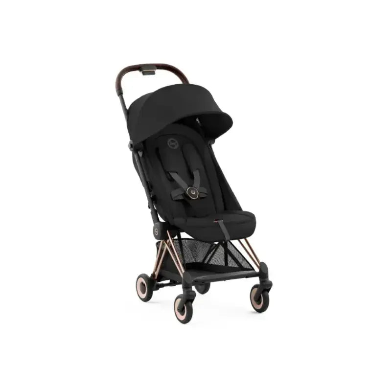 Cybex Coya Travel Stroller Cabin Friendly Rosegold Frame