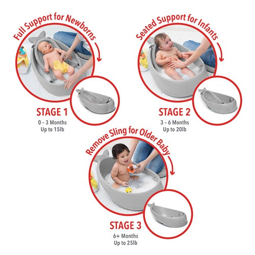Skip Hop Moby Smart Sling 3 Stage Tub - Grey