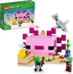 Lego 21247 Minecraft The Axolotl House  7 plus Years 242 Pieces