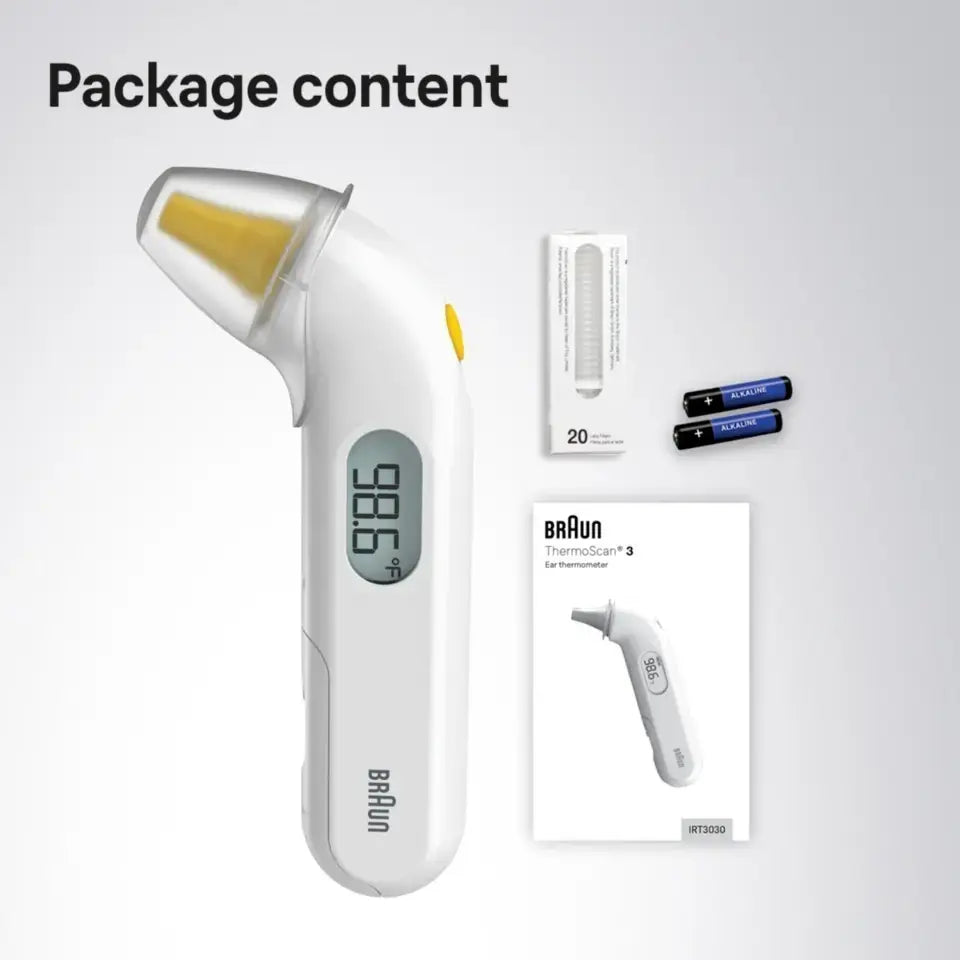 Braun Thermoscan 3 Ear Thermometer irt3030