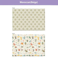 Dwinguler Large Playmat Moroccan Beige Reversible Baby Mat