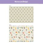 Dwinguler Large Playmat Moroccan Beige Reversible Baby Mat