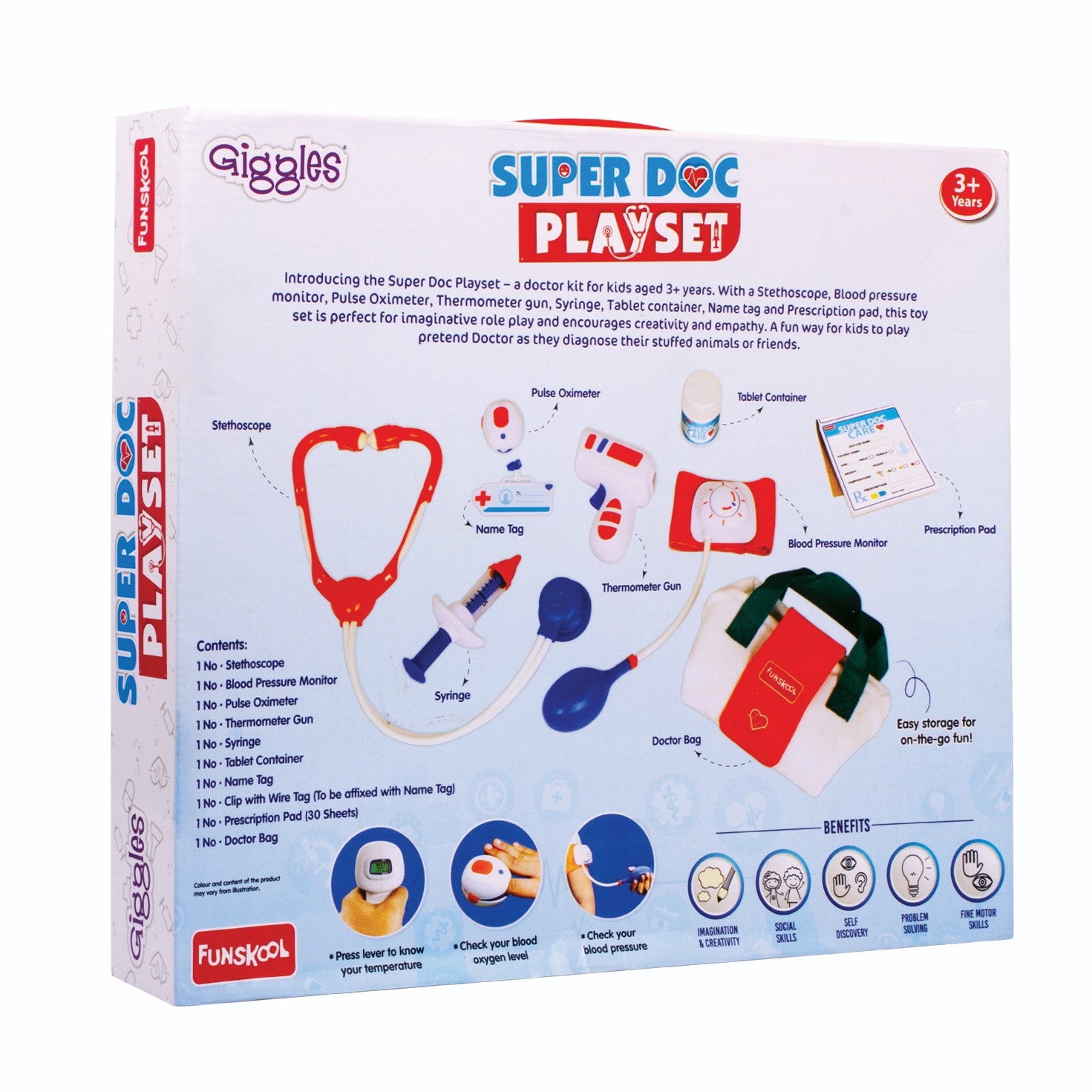 Giggles Funskool Super Doctor Playset Toy