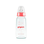 Pigeon Flexible glass Bottle Nursing Feeding Bottle With Added Nipple S for 0 Plus Months Babies 120ml 4oz