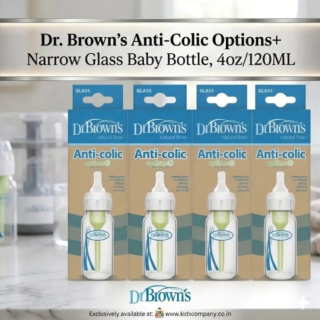 Dr Browns Anti Colic Options Plus Narrow Glass Baby Bottle 120ml