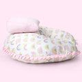 Fancy Fluff Organic Feeding Pillow + Support Pillow - Rainbow Dreams