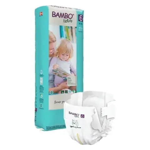 Bambo Nature Diapers Size 6 Xxl 16kg Plus 40 Count