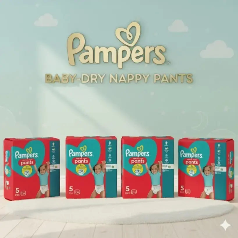 Pampers Baby Dry Pants Size 5 33 Count 12 to 17kg Made in United Kingdom